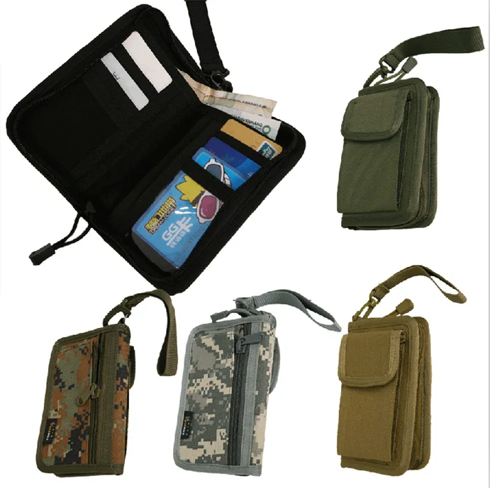 Ежедневный тактический военный удар новый мужской нейлоновый кошелек тройного