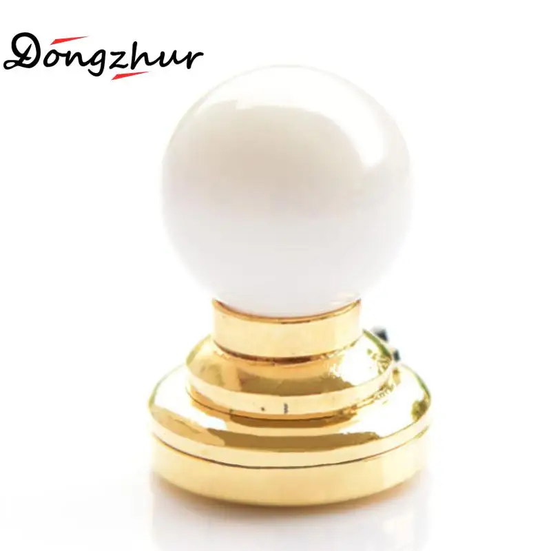 

Dongzhur Dollhouse Mini Ball Dome Light Led Light Switch Button With Battery Without Power Child Puzzle DIY doll Home Small Toy