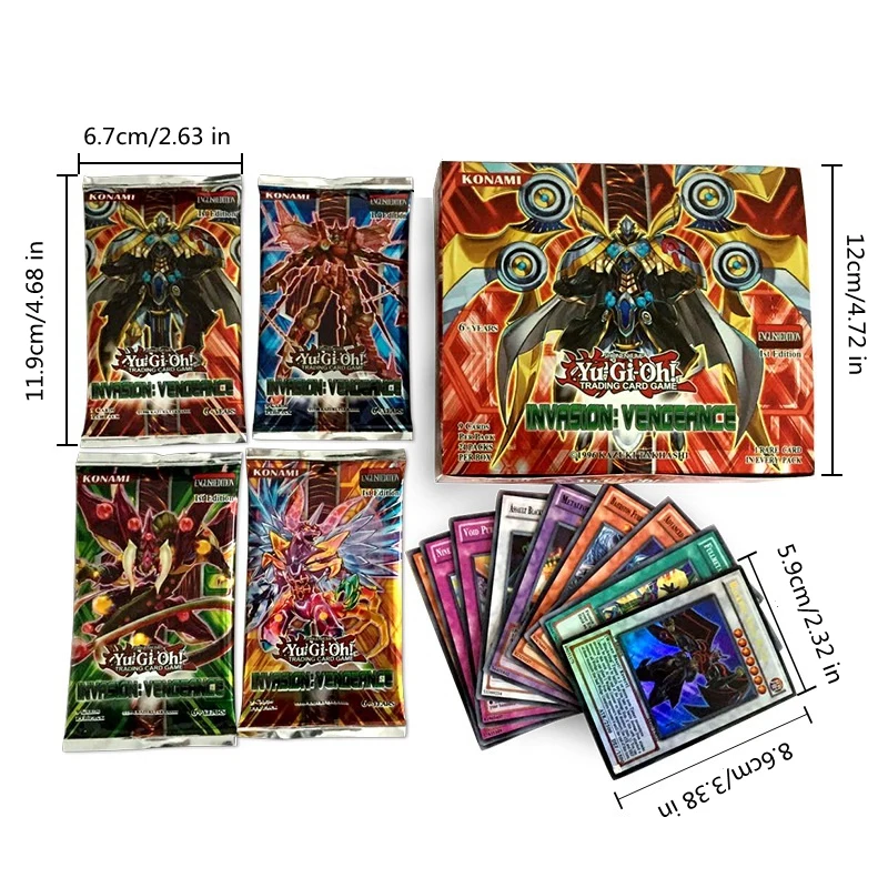 Image 216pcs 1lot Yugioh Game English Cards Toys Yu Gi Oh Collection Trading Cards Toys for Children Playing Games Christmas Gift