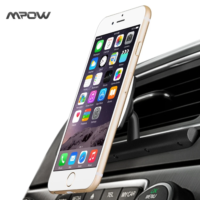 bilder für Mpow Beste Magnetische CD Slot Auto Halterung 360 Grad Swivel Universal Schwarz Cradle-weniger Autotelefonhalter mit beste qualität bilder für Mpow Beste Magnetische CD Slot Auto Halterung 360 Grad Swivel Universal Schwarz Cradle-weniger Autotelefonhalter mit beste qualität