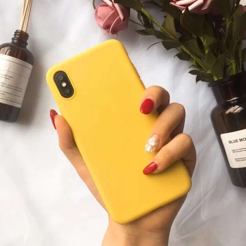 Soft TPU Phone Case for IPhone Xs MAX 6 6s 7 8 Plus Candy Color For Iphone X Xr 5 5S SE Case Cover Protective Cover Coque Simple
Soft TPU Phone Case for IPhone Xs MAX 6 6s 7 8 Plus Candy Color For Iphone X Xr 5 5S SE Case Cover Protective Cover Coque Simple