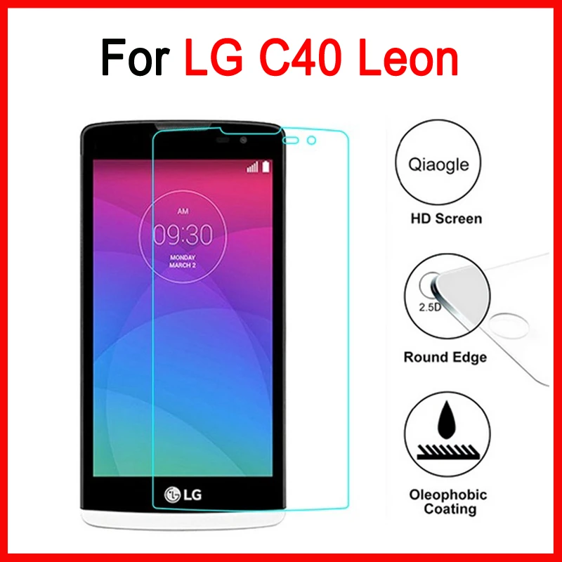 

Tempered glass For LG C40 Leon Screen Protector For LG C40 Leon H324 H320 H340F H340n H345 Y50 C50 Case Glass Protective Film