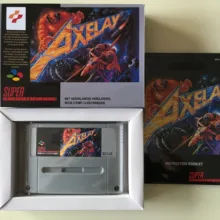 16Bit игры* Axelay(PAL версия! Коробка+ руководство+ картридж