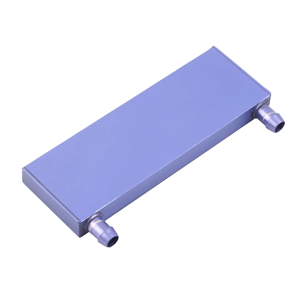 41x122x12 мм Фиолетовый радиатор для охлаждения воды блок водяного блока жидкостный охладитель для ЦП оптом