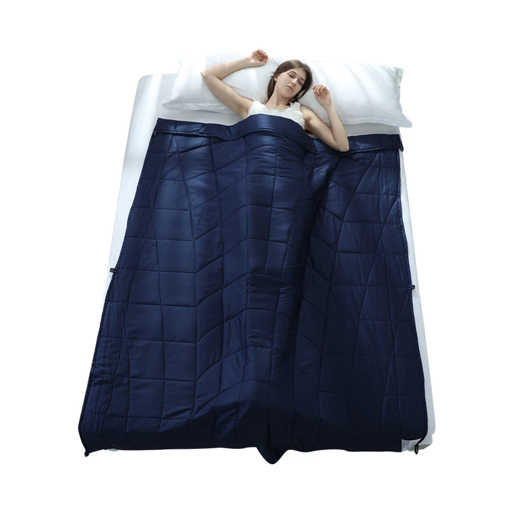 Хлопковое гравитационное одеяло, утяжеленное одеяло, снимает стресс-аутизм, тревожность, детские взрослые одеяла# 4O