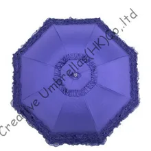 Арочные женские зонты, 8 К ребра, три раза черный покрытие зонтики, ветрозащитный, границы шнуровка, модная сумка зонтик, УФ-защиты