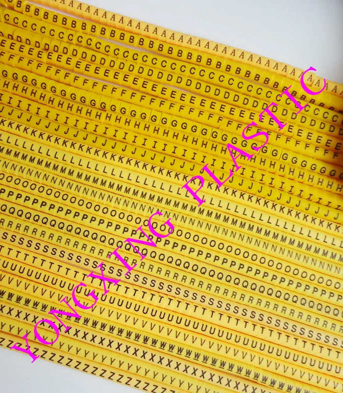 Freeshipping Φ (от 0 5 до 16 мм2) ABCDEFGHIJKLMNOPQRSTUVWXYZ 26 различных букв набор кабельных маркеров