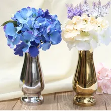 Свадебная ваза для украшения пола из нержавеющей стали, Цветочная офисная ваза для дома