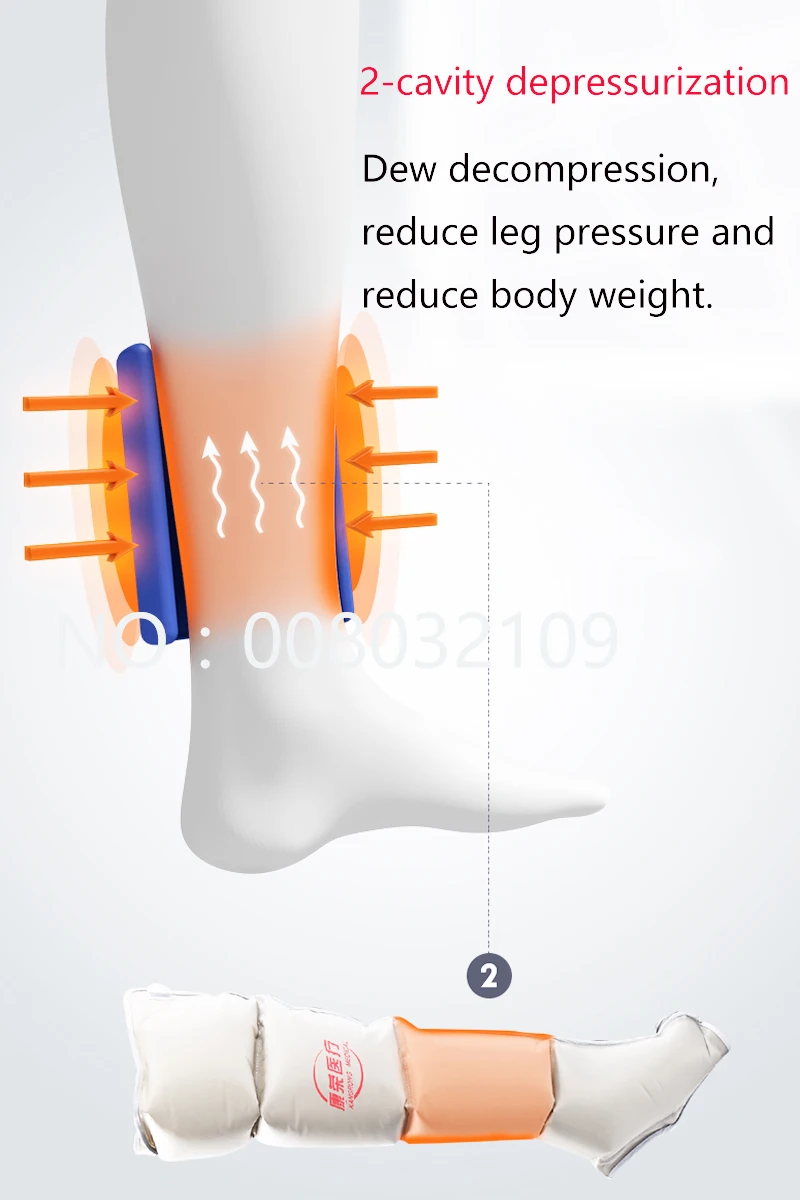 Электрический воздушный компрессионный массажер для ног, вибрация, инфракрасное лечение, рука, талия, пневматическая воздушная посылка, расслабление, облегчение боли