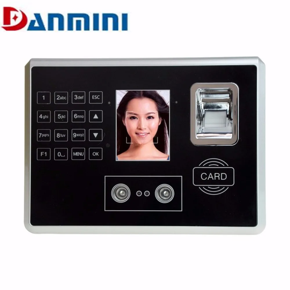 

Danmini Face Facial Recognition Device TCP IP Attendance Fingerprint Access Control Biometric Time Clock Recorder Employee Digit