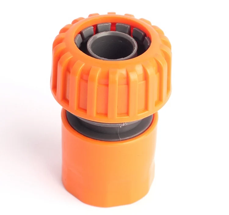 ABS G 3/4'' Water Hose Quick Connectors Garden Pipe/Tubing Fittings Orange Removable Water Plumbing Irrigation Repair Hose Joint