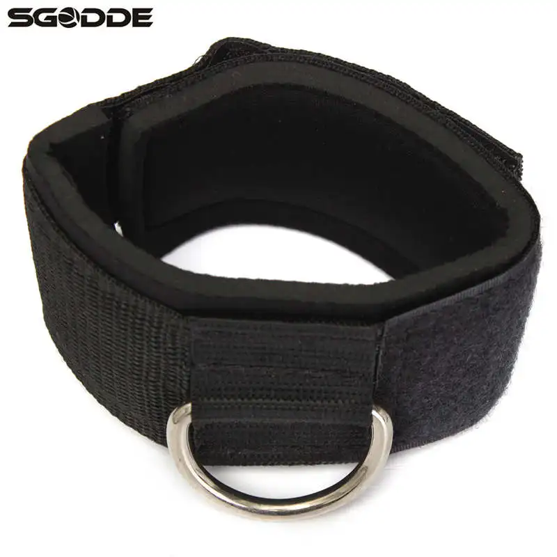 Body Building Sport Leg Pulley Training Brace Ankle Protector Gym D Ring Straps Safety Support Fitness Accessory | Спорт и