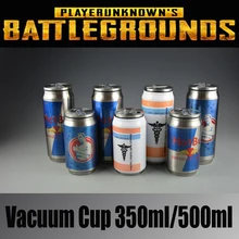 PUBG Stainless Steel Vacuum Cup 350ml 500ml Cans Water Cup Chicken Dinner Energy Drinks Pain Relieving