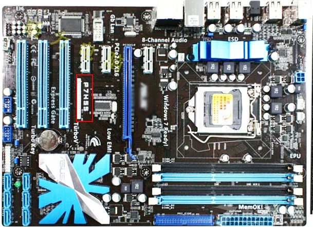 100% первоначально для asus p7h55 сокет lga 1156 16 ГБ ddr3 поддержка i3 i5 i7 h55 рабочего
