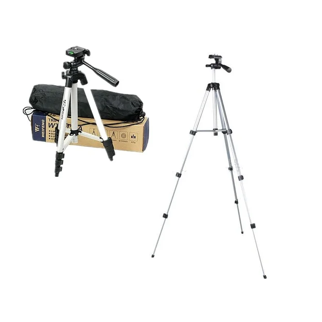 Штатив WEIFENG WT3110A с 3-сторонней головкой для Nikon D7000 D80 D90 D3100 DSLR Sony NEX-5N Canon 650D 60D 600D |