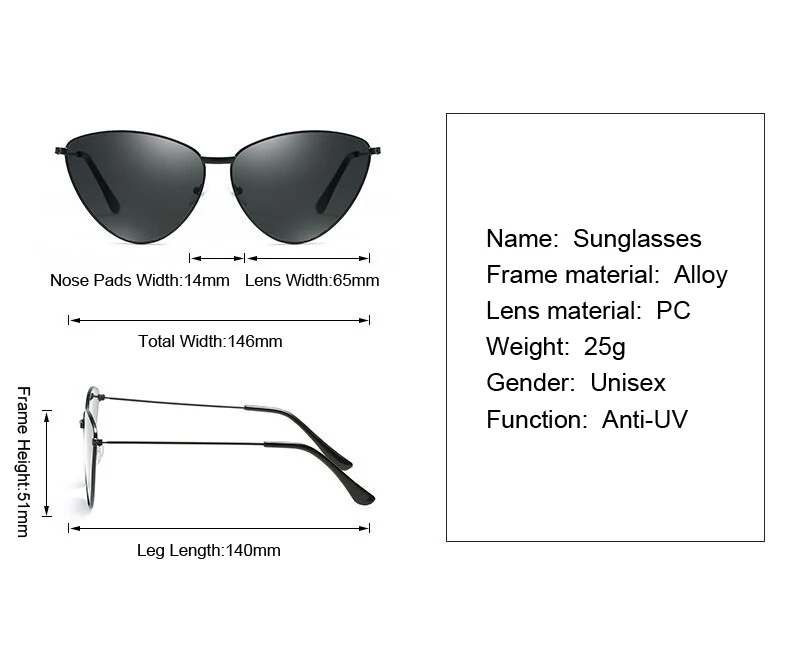 Ретро в форме кошачьих глаз солнцезащитные очки Для женщин металлическая рамка с электропокрытием зеркальный UV400 солнцезащитные очки дизайнер бренда женской одежды Винтаж Lunette De Soleil Femme