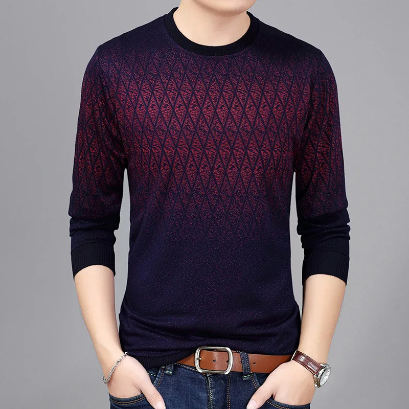 

New Casual Striped T-shirt Men Long Sleeve Fitness Men Tee Shirt Clothing Camisetas Men T Shirt Sportwear Plus Size