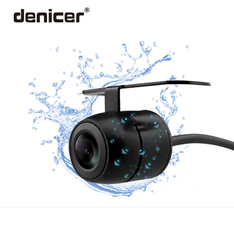 

denicer Car Rear View Parking Camera 4 pin Rearview Camera Car Park Monitor 170 Degree Waterproof Car Reverse Backup Camera