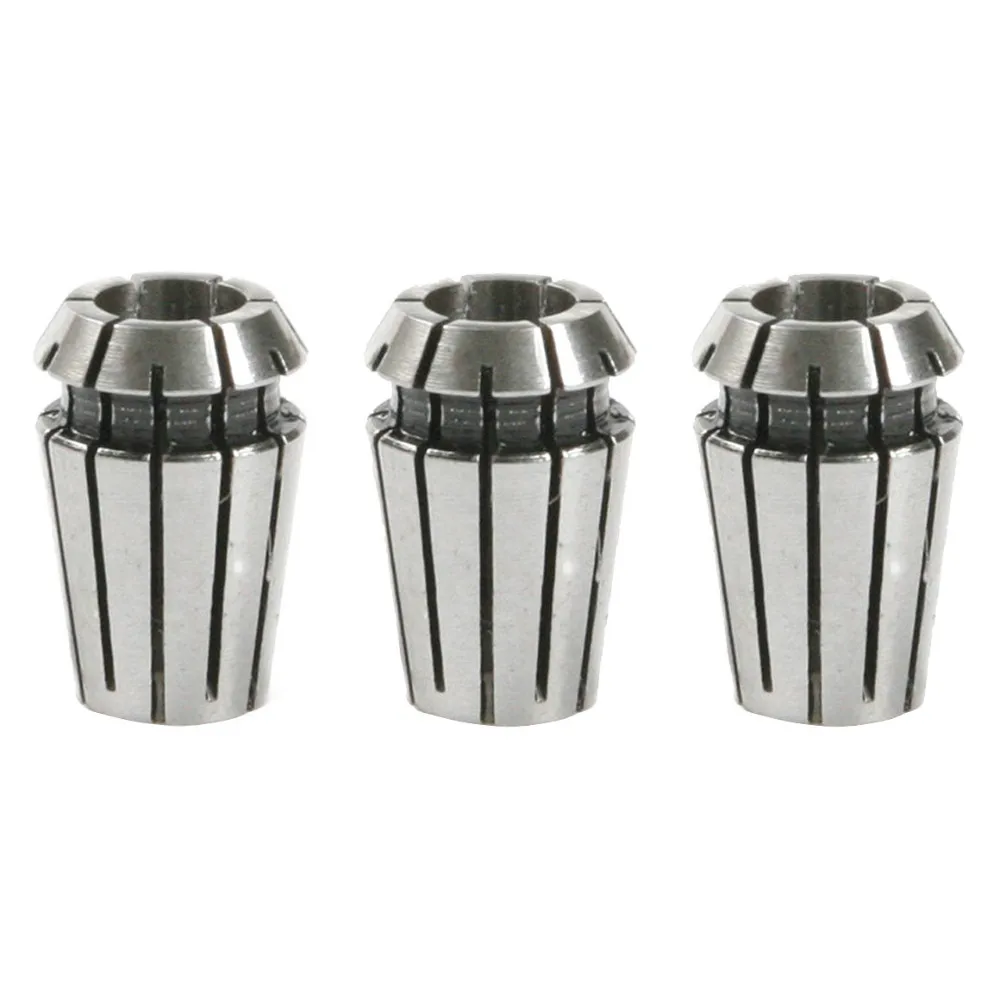 3Pcs ER11 CNC Collet Chucks Tool Bits Holder 1 8 Inch 3 175mm 4mm 6mm P0