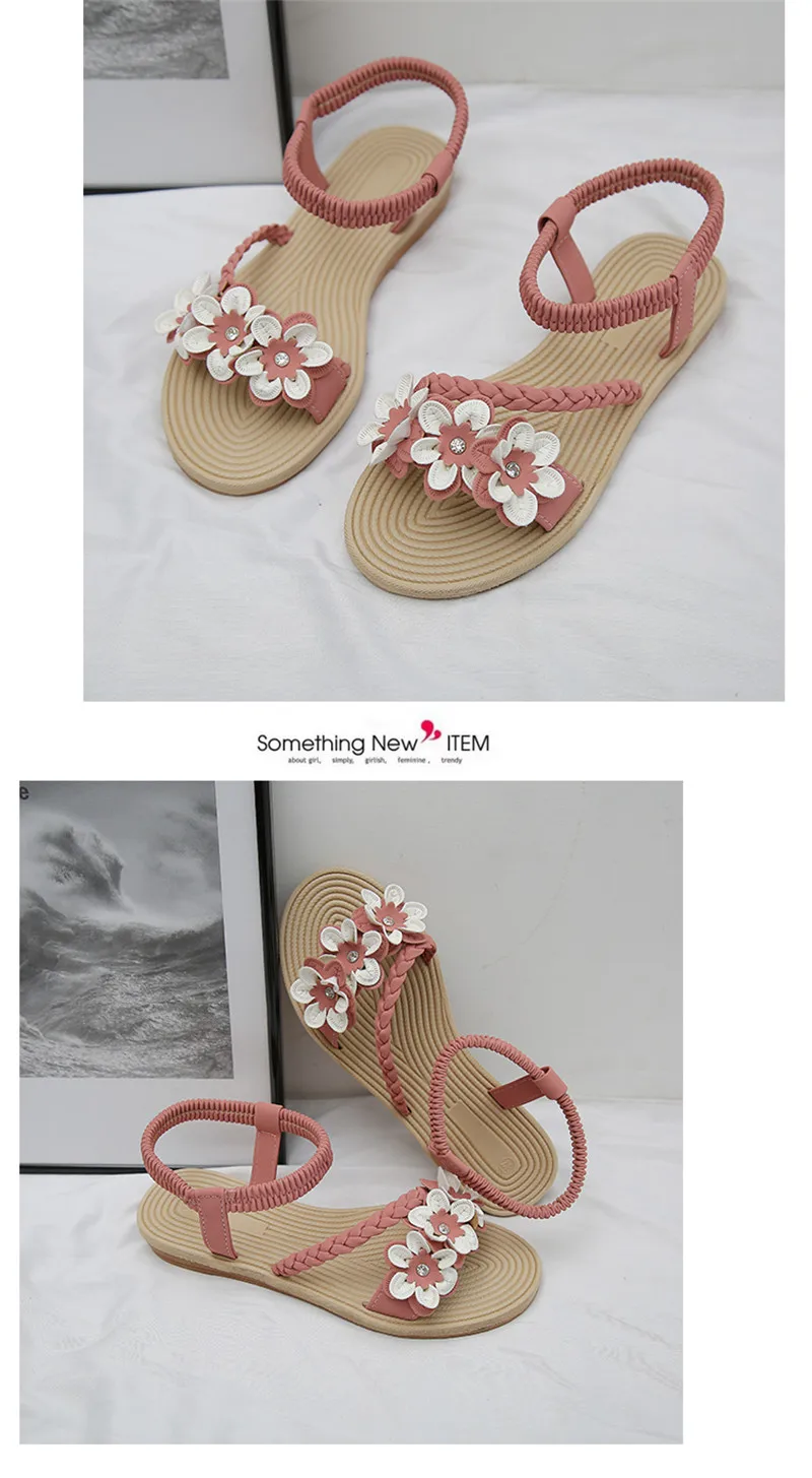 RWHK/ г. Новая летняя одежда модная повседневная пляжная обувь корейские тапочки на плоской толстой платформе Тапочки на плоской подошве B340