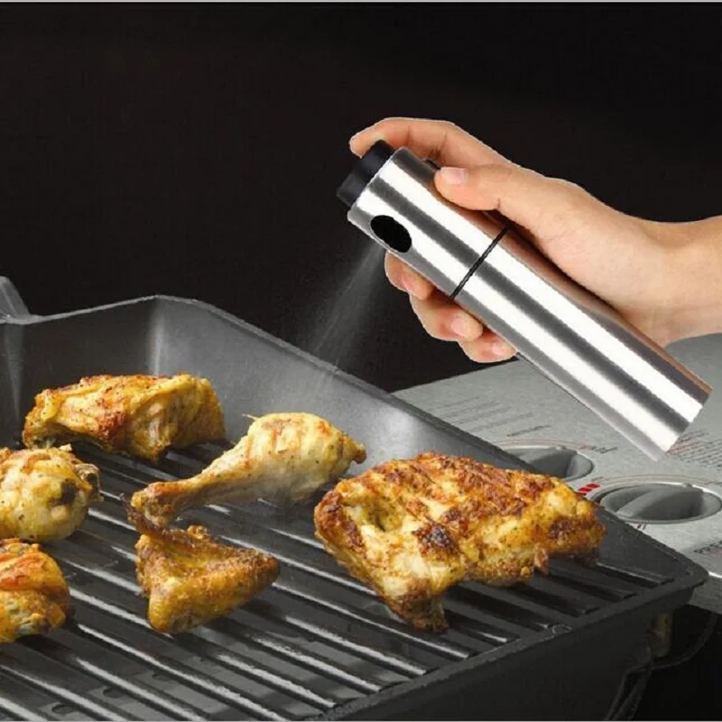 

Olive Pump Spray Bottle Oil Sprayer Oiler Pot BBQ Barbecue Cooking Tool Can Pot Cookware kitchen Tools Stainless Steel