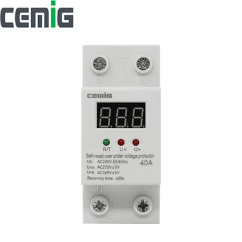 

Cemig Automatic Recovery Reconnect Over Voltage And Under Voltage Protective Device Protection Relay With LCD Voltage Monitor