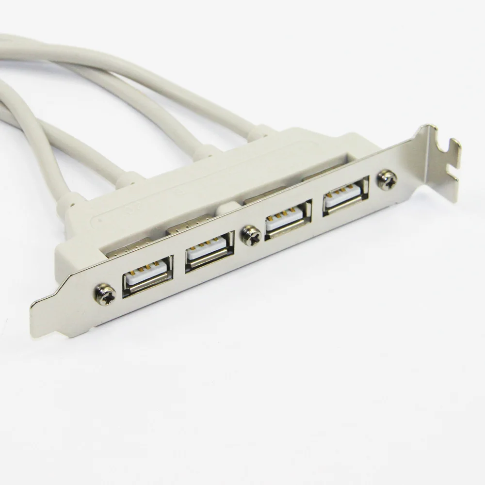 Bochara двойной 9 контактный разъем на 4 порта USB 2 0 гнездовой кабель задняя панель PCI