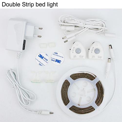 Under Bed Motion Sensor Dimmable Lighting, Warm White LED Strip With