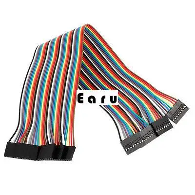 

5 Pcs 30cm 2.54mm 8 Pin Female to Female Cable Line Connect Jumper Wire Colorful