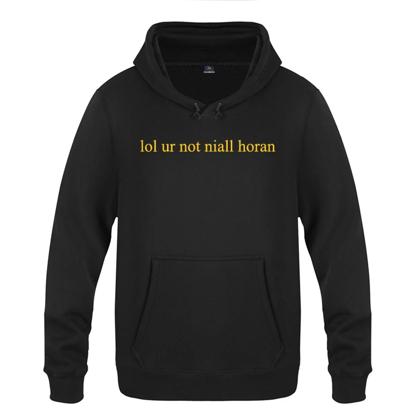 lol ur not Niall Horan - One Direction 1D Hoodies Men 2018 Men's Pullover Fleece Hooded Sweatshirts | Мужская одежда