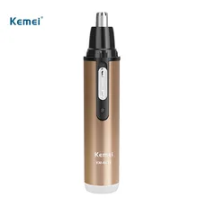 Kemei Профессиональный Перезаряжаемые носа и ушей Триммер для Для мужчин нос стрижка Электрический человек волос в носу тример Для Мужчин's подарок
