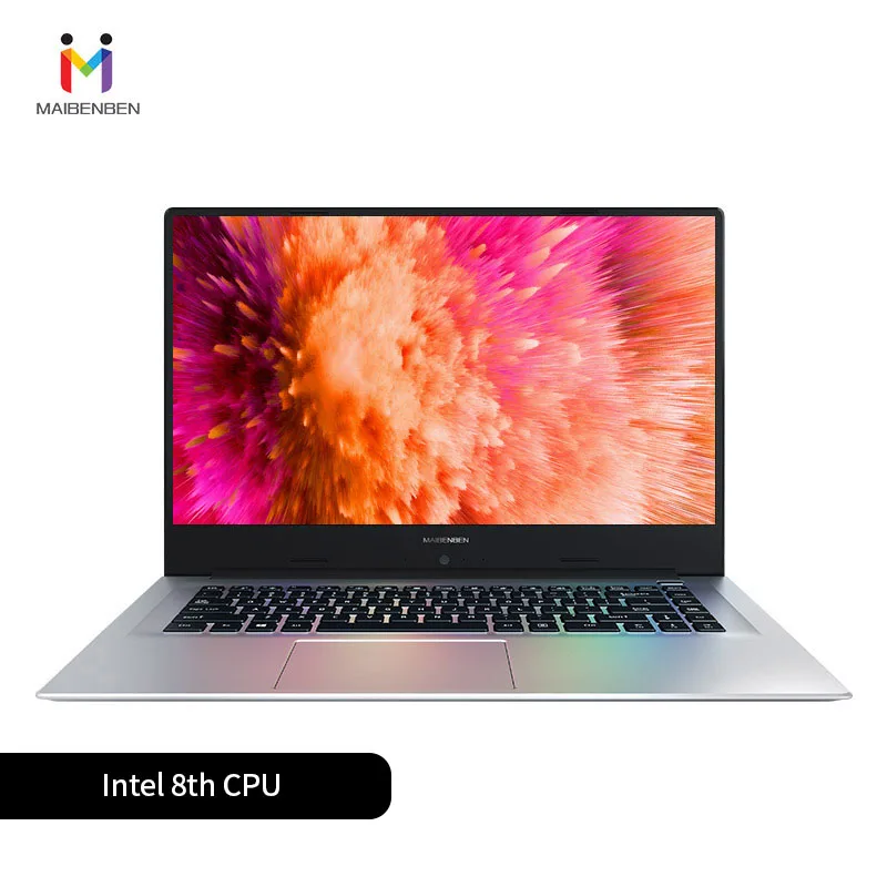 Ультратонкий офисный ноутбук MAIBENBEN XIAOMAI 6A 15,6 "N4100/8G/240 GSSD/MX150/DOS/серебристый