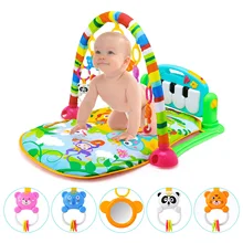 Buy Baby Piano Fitness Play Mat Newborn Educational Toy With Light / Sound Effect Free Shipping