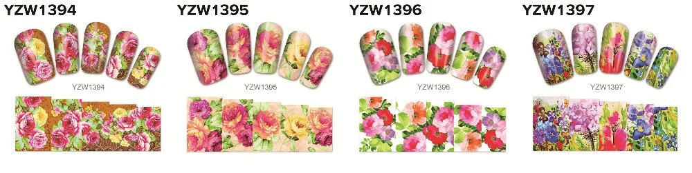 YWK 1 лист Горячие золотые стикеры 3D на ногти Nail Art DIY ногтей декоративные наклейки фольга обертывания Маникюр Инструменты для укладки(YZW-6027