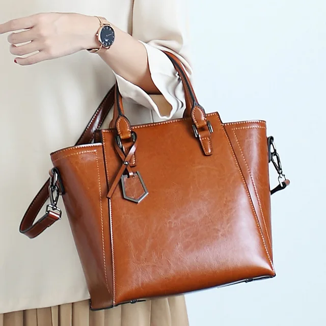 Best Offers LKX Famous Vintage Cool Lady Handbags Large Capacity Tote Crossbody Bags Designers Messenger Ladies Girls Hand Bag High Quality