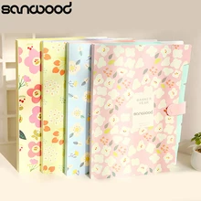 Модная классическая бумага в цветочках, Сумка для документов, сумка, папка, школьные канцелярские принадлежности