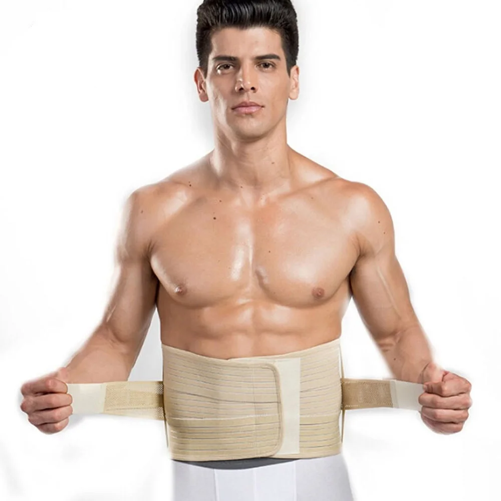 

HOPEFORTH Waist Support Lumbar Belt Back Braces Four Steels Breathable Treatment of Disc Herniation Lumber Muscle Strain Beige