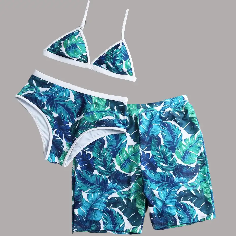 bikini and board shorts