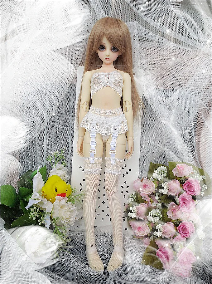 Женская Одежда для кукол 1/3 1/4 bjd 1/6 аксессуары оберточное нижнее белье подвязки 3