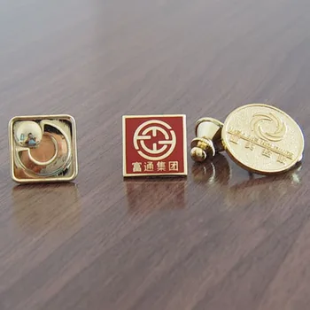 

custom metal enamel canton fair lapel pin