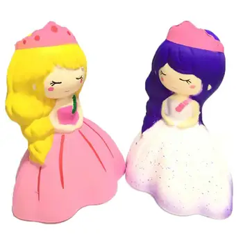 

New Creative Jumbo Soft PU Kawaii Slow Rising Anti-stress Toys Princess Girl Japan Squeeze Clay Kids Relief Gas Toy