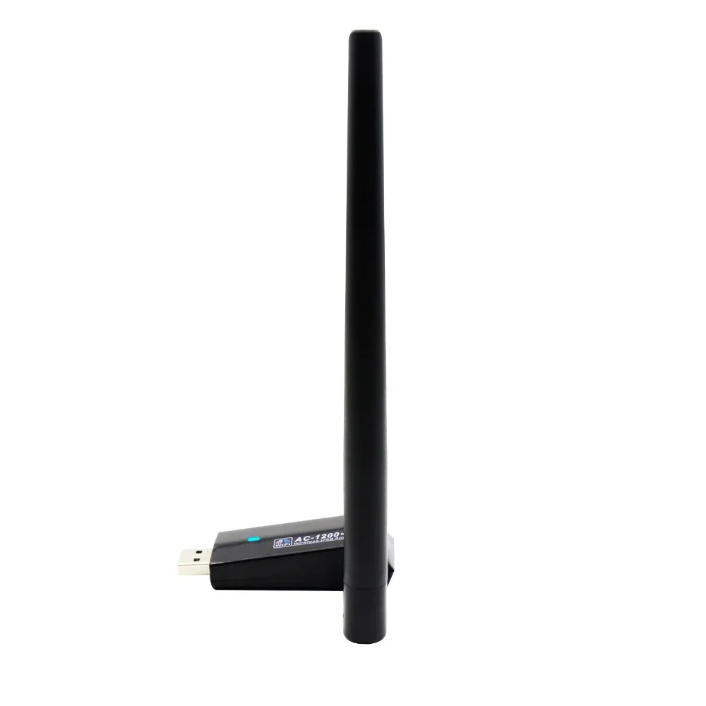 1200 м Беспроводной сетевая карта 802.11AC USB3.0 двухчастотный 2,4G/5,8G Wi-Fi приемник