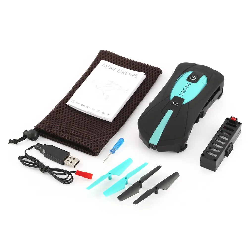 

JUN YI TOYS Foldable Selfie Pocket RC Drone 2.4GHz 6-Axis Wifi FPV 2.0MP Camera G-Sensor Altitude Hold Quadcopter Quadrocopter