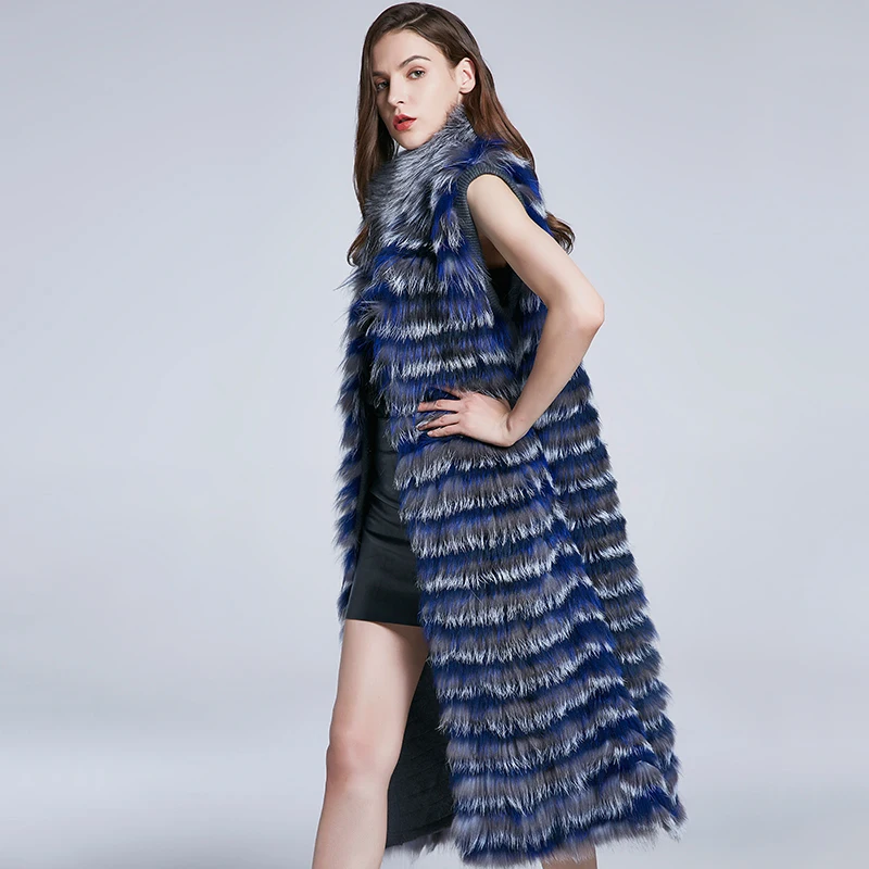 Рисунок 5 - JKP новый длинный жилет из натурального Лисьего меха