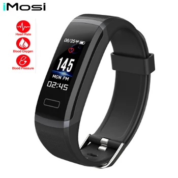 

Imosi GT101 Smart Wristband 0.96" TFT Color Screen Heart Rate Monitor Fitness Tracker Bluetooth Smart Watch for Sport