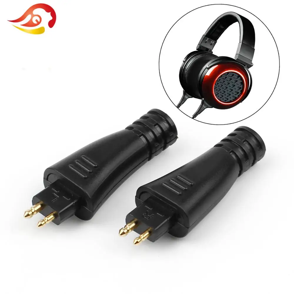 QYFANG New Earphone Male Pin Adapter Gold plated Copper Plug Headphone Audio Jack For FOSTEX TH900 MKII MK2 Wire Cable Connector