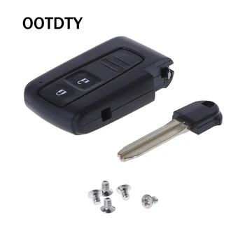

2 Buttons Remote Smart Car Key Case Cover For Toyota Prius Corolla Verso Toy43 Uncut Blade