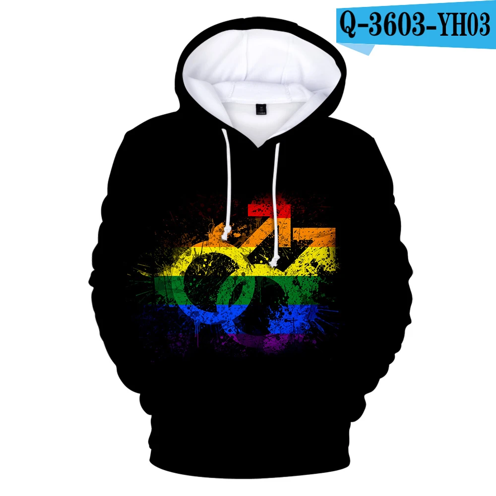 

LGBT Society print lovely Gays Hoodies sweatshirt without women Casual High Quality streetwear Hoodies Fashion Design