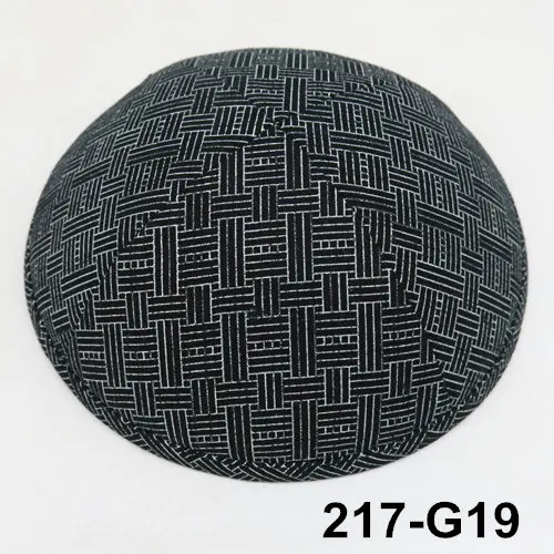 

10% off mor than 5Lots(=50pcs) polyester ramie kippah 19cm kipa Kippot Jewish hat Skullies & Beanies Yarmullka Skull cap