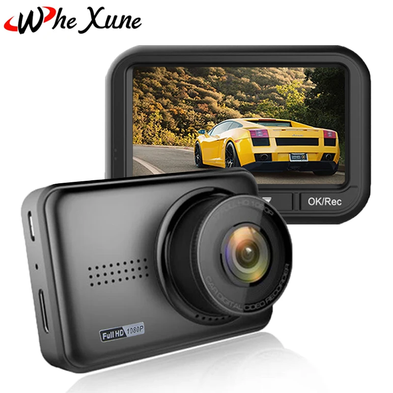 WHEXUNE Новый 2 45 дюймов Full HD 1080 P Видеорегистраторы для автомобилей Новатэк 96658 IMX323